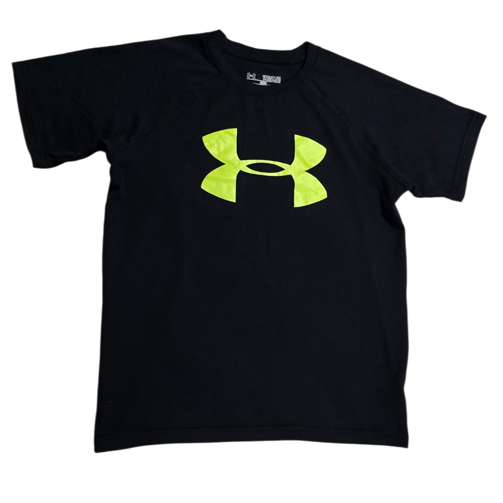 Under Armour Black and Yellow Short Sleeve Tees